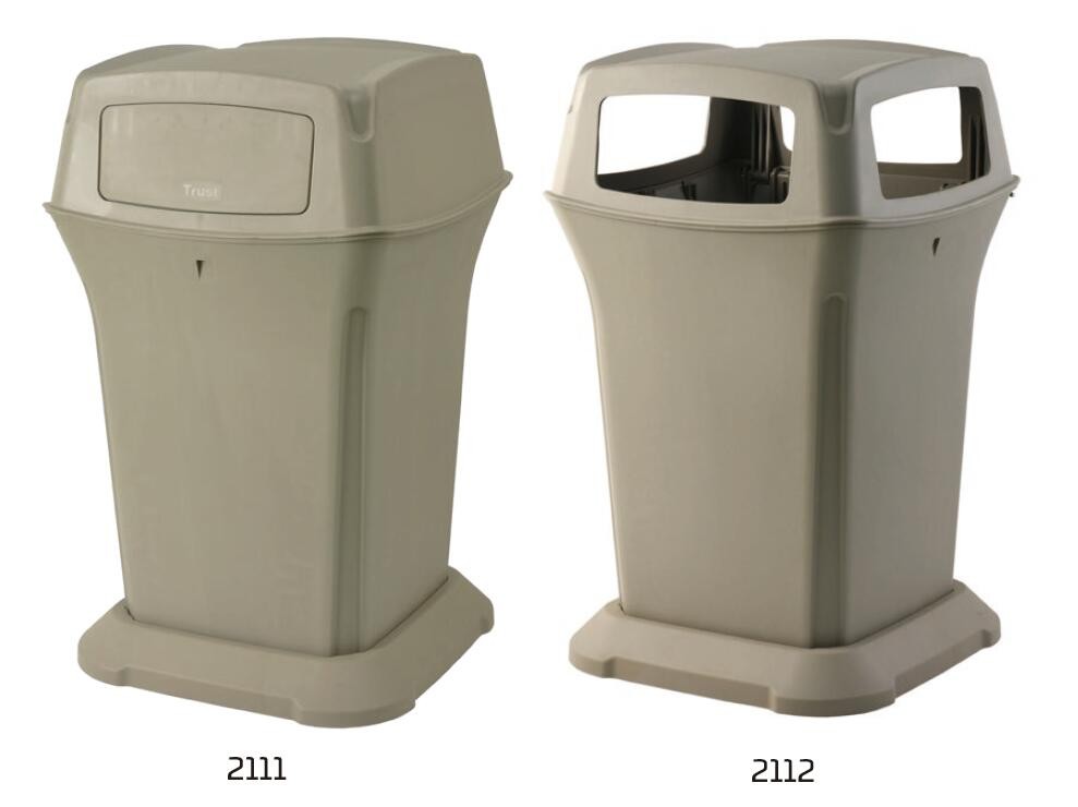 BEAUCAN Outdoor Decorative Trash Can